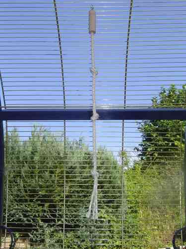 Kletterseil 36 cm Sisal Seil 5 mm, Wellensittich, KK5